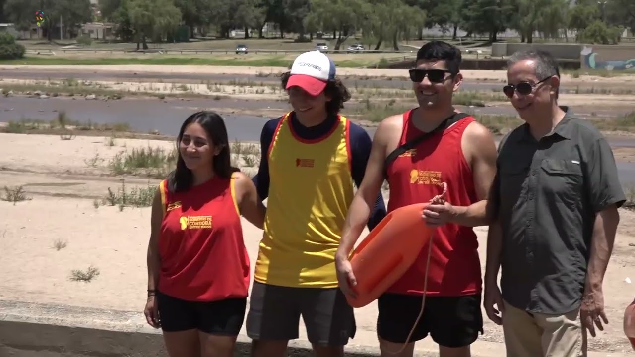 Río Cuarto: Con el inflado de gomones del azud, inició el Operativo Verano 2026