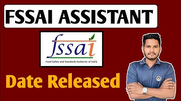 FSSAI ASSISTANT Re- Exam Date | FSSAI Assistant Exam 2023
