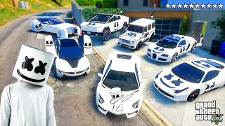 GTA 5 - Stealing MARSHMELLO Luxury Cars With Franklin | (Real Life Cars #173)