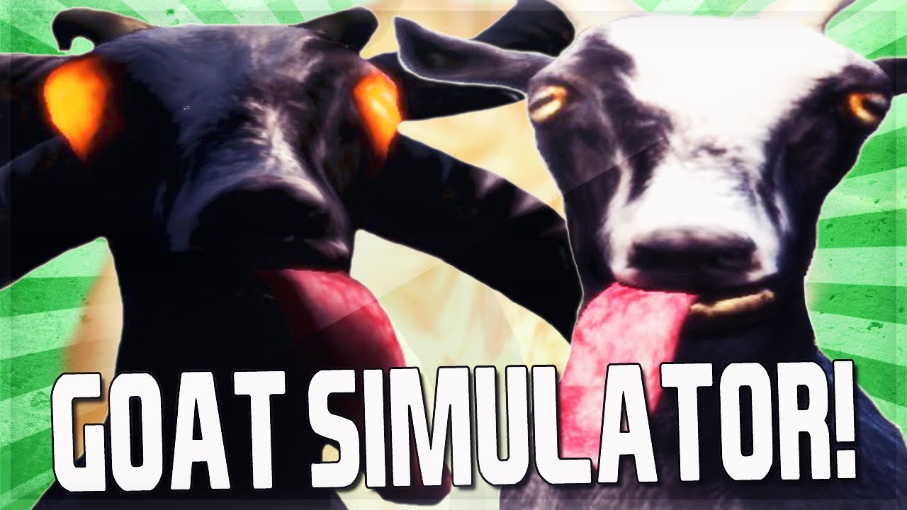 Goat Simulator Funny Moments King Of Goats, Aliens, Space, JetPack