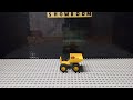 Lego city set952204 arbeiter mit kipper lkw zusammengebaut stop motion film
