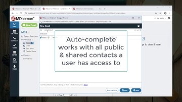 How to Auto Fill Email Addresses in the Message Compose Window in MDaemon Webmail