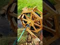 Water wheel spiral pump