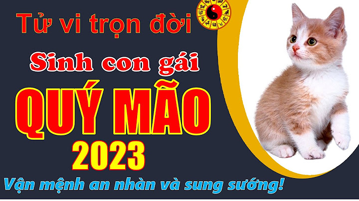 Sinh năm 2023 là mạng gì