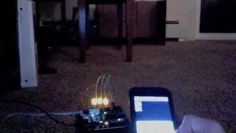 Phone Controlled LEDs With Arduino Ethernet