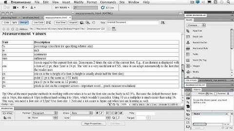 Dreamweaver CS5. Tutorial. Planning a website (2 of 4).wmv