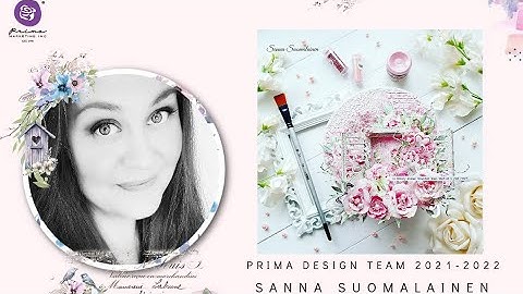 Step By Step Tutorial Mixed Media Canvas "Blooming Garden"