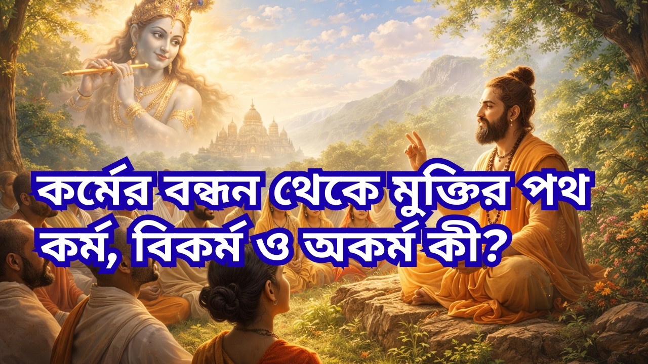 কর্ম, বিকর্ম ও অকর্ম কী ? জীবনের গভীর আধ্যাত্মিক সত্য || কর্মের বন্ধন থেকে মুক্তির পথ ||