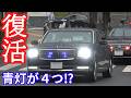 センチュリー首相専用車が復活！LED青灯を4つ光らせる！高市総理などの車列！赤色誘導棒の箱乗り&赤上げも収録！サイレンが鳴り響く！Japanese Prime Minister's Motorcade