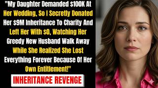 "I Donated My Daughter's $9M Inheritance To Charity After She Demanded $100K At Her Wedding!"
