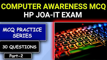 HPSSSB JOA-IT Preparation 2021 | Post Code 903 | MCQ PRACTICE SERIES BY @SuccessEducator