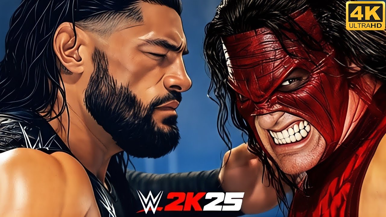 Роман Рейнс против Кейна – ВОЙНА В СТАЛЬНОЙ КЛЕТКЕ! 🔥 | WWE 2K25 [Геймплей в 4K]