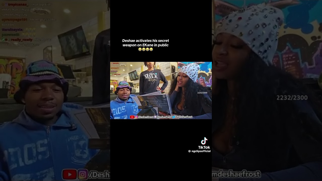 Deshae vibrating ekane while out to eat!!🫣😧  #deshaefrost #ekane #twitchclips