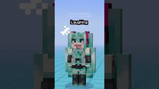 No more dull faces! #minecraft #vocaloid #hatsunemiku