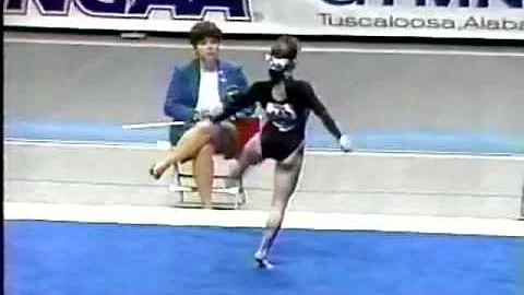 1991 NCAA Championships   Hope Spivey FX