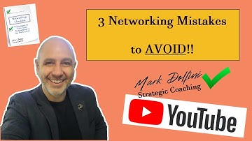 Business Owners!  3 Networking Mistakes To AVOID!