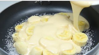 Easy method..Banana egg cakesudunonakitchenbananacakeකෙසෙල් වලින් කේක් එකක් හදමු ..