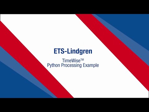 TimeWise - Python Processing Example