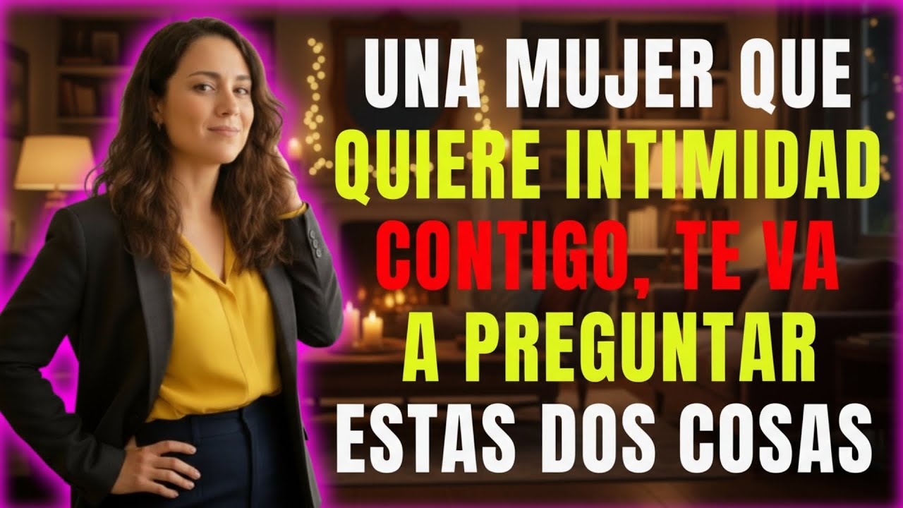 Una Mujer que quiere INTIMIDAD siempre te va a PREGUNTAR estas dos COSAS