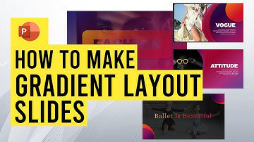 How to make awesome gradient layouts in PowerPoint! {tutorial}