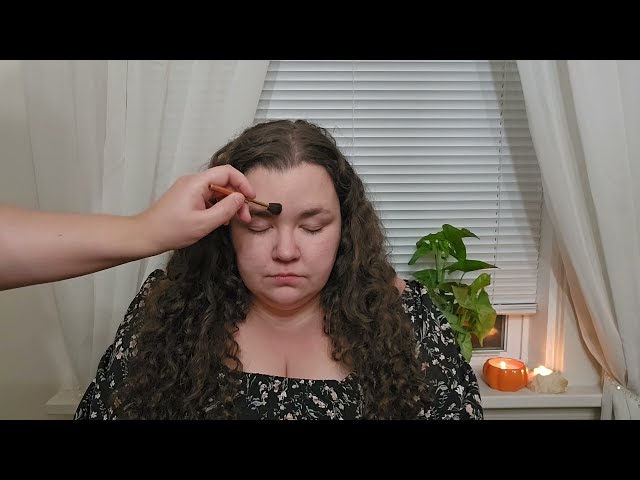 🌿 ASMR Face Brushing & Tracing (No Talking) 🌿