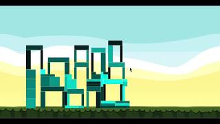 Automatic Angry Birds like level generator