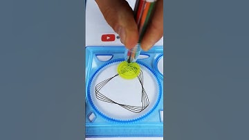 How many rotations did the pen make in total? ?? #Spirograph #2024 #shorts