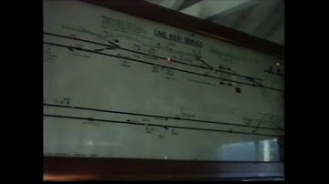 Inside Lime Kiln Sidings Signal Box