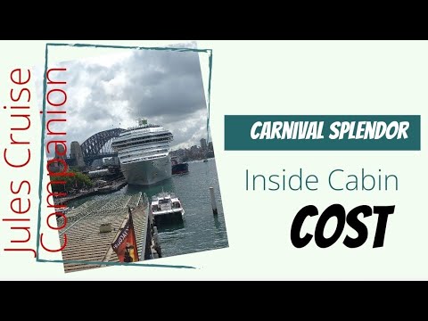 The Cost Of My Inside AFT Cabin #7420 On Carnival Splendor @julescruisecompanion Video Thumbnail