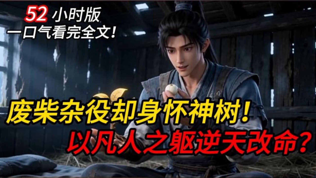 【第四集】穿越成五行杂灵根废柴！却以凡人之躯斩元婴？靠着神树逆天改命！能把废丹化为之身能量?