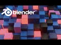 Cube wave Animation loop_ Blender 2.81. HD