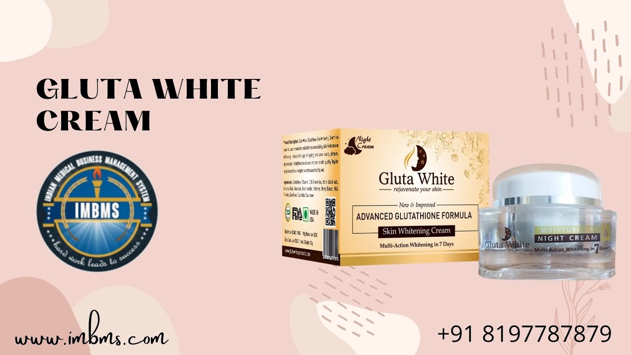 imbms glutathione whitening cream Gluta white Cream | Glutathione cream for skin whitening - #imbms  #glutawhitecream #glutathionecream