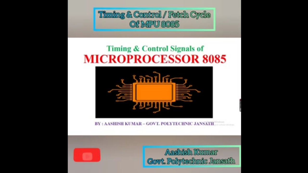 TIMING AND CONTROL SIGNALS