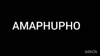 🎧 AMAPHUPHO //official audio) producer:major key