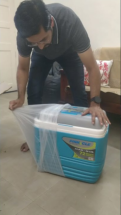 Unboxing of #PinnaclePrimero Ice cooler box 32 litres #TimeLapse