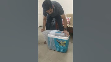 Unboxing of #PinnaclePrimero Ice cooler box 32 litres #TimeLapse