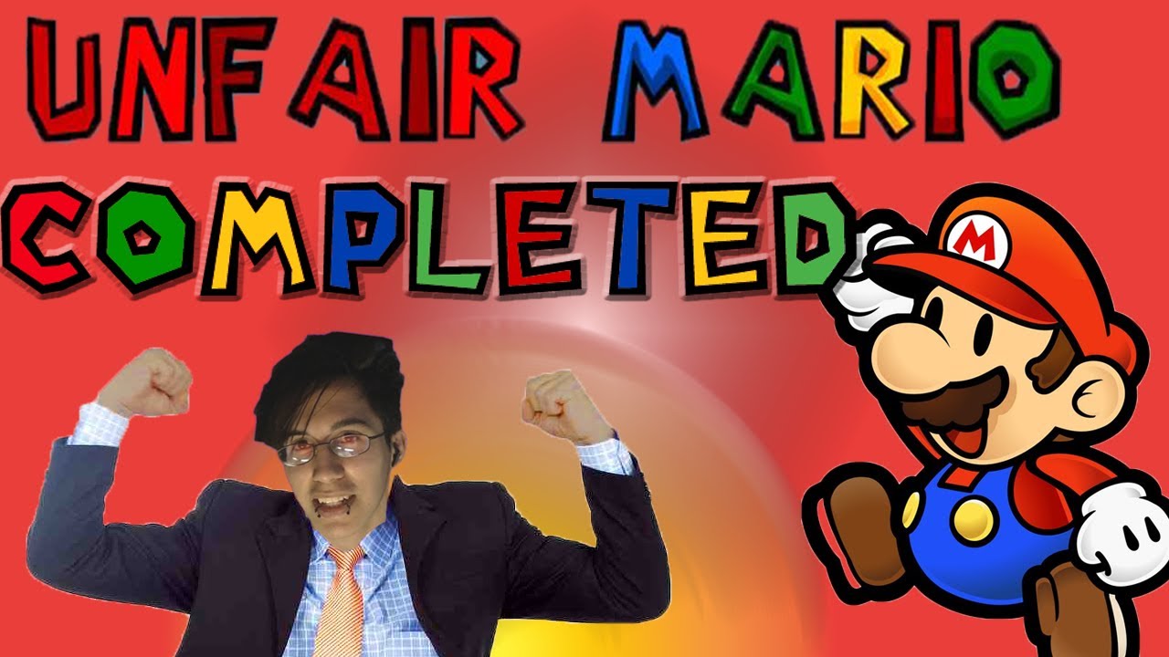 Unfair Mario - COMPLETED (RAGE IS INCLUDED) Part 2 - YouTube
