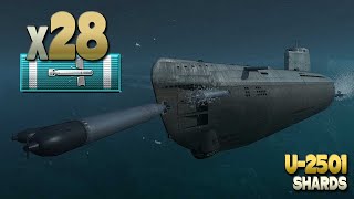 Action packed thriller with the Submarine U2501  World of Warships