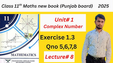 Class 11th Math new book Exercise 1.3 Qno 5 to 8 || 1st year Math new book Ex 1.3 |First year maths