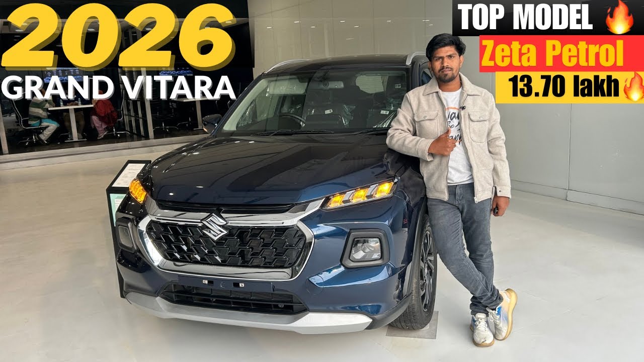 New Maruti Grand Vitara 2026 Zeta Model - Full Review | On-road Price with Discounts & Offers