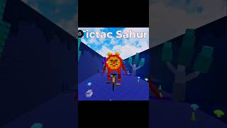 The Hacked Tictac Sahur 😱⏰🔥 #roblox #kickaluckyblock
