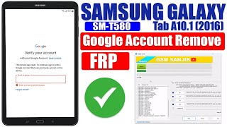 Galaxy Tab A101 T580 Frpgoogle Lock Bypass Android 81   With Free Tool