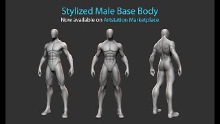 Stylized Male Base Body