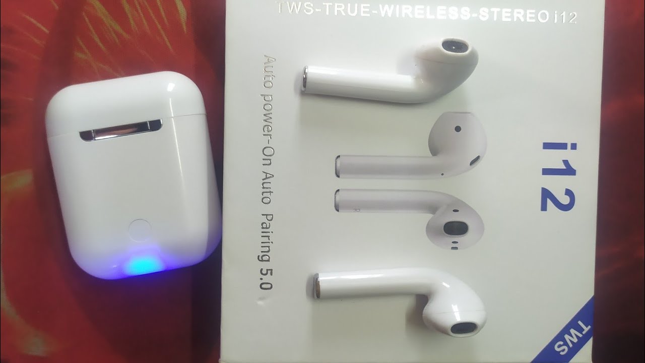 TWS i12 waerless airpods unboxing and 1st lookð!best budget airpodsð¥ - YouTube