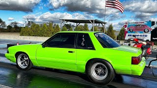 87 Mustang with 5.3 & Turbo VS Modded 2024 Mustang by Boostie Motorsports 375 views 6 months ago 38 seconds