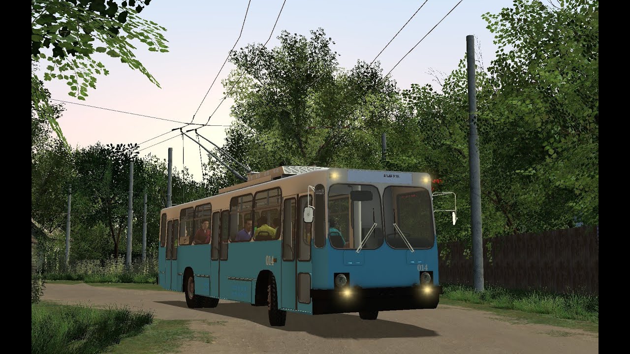 Электрический старичок в деревне | обзор ЮМЗ Т2 | Garry`s mod Trolleybus FS