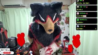 【fursuit/獣化#116】水曜のもふもふタイム🐾【ジュージュー/JuuJuu】#fursuit #獣化 #live
