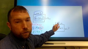 Mr. Flaherty: Working backwards on Area and Perimeter