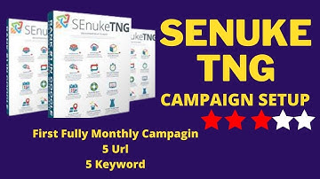 SEnuke TNG Pro Version gives you Free  || 1 fully monthly campaign|| 5URL || 5keywords