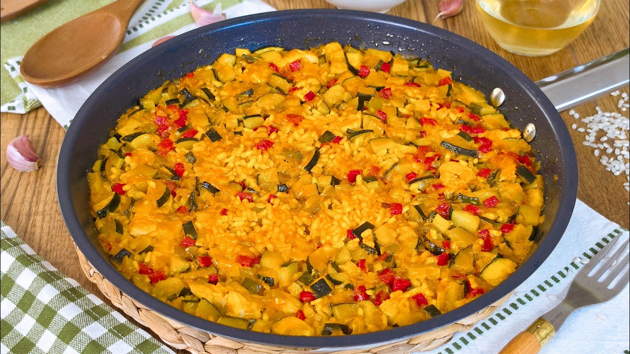 Arroz con pollo y verduras en sartén: la receta ideal para tu menú semanal